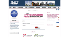 Desktop Screenshot of isaca-chennai.org